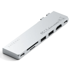Satechi Aluminum USB-C Pro Hub Slim Adapter Silver
