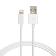 Cutana Cable USB - A Lightning 1.2 meters, for charging, White