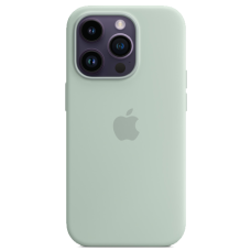 Apple iPhone 14 Pro Silicone Case with MagSafe - Succulent