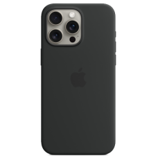 Apple iPhone 15 Pro Max Silicone Case with MagSafe Black