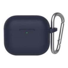 Blueo Liquid Silicone Case для Apple AirPods 3 with Carbine, Deep Blue