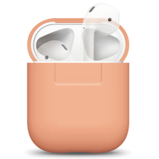 Elago Silicone Case Peach for Airpods
