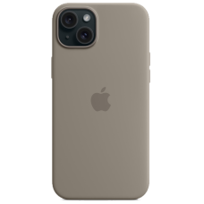Apple iPhone 15 Plus Silicone Case with MagSafe Clay