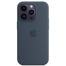 Apple iPhone 14 Pro Silicone Case with MagSafe - Storm Blue