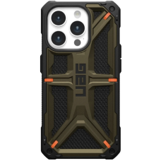 Чехол UAG для Apple iPhone 15 Pro Max Monarch Pro Magsafe, Kevlar Elemental Green