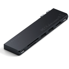 Satechi Aluminum USB-C Pro Hub Slim Adapter Midnight