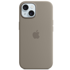 Apple iPhone 15 Silicone Case with MagSafe Clay