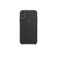 Силіконовий чохол для iPhone Xs (чорний)