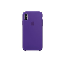 Силіконовий чохол для iPhone X (фіолетовий)