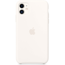 Силіконовий чохол для iPhone 11 (білий)