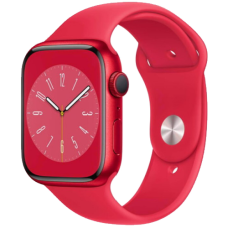 Apple Watch Series 8 GPS 45mm (PRODUCT)RED Aluminium Case with (PRODUCT)RED Sport Band