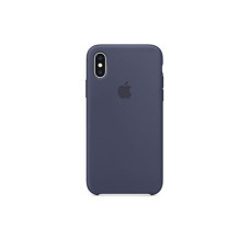 Силіконовий чохол для iPhone Xs (північний синій)