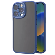 ROCK Guard Touch Protection Case Anti-drop Lens Protection для iPhone 15 Pro Max Blue