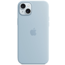 iPhone 15 Plus Silicone Case with MagSafe - Light Blue