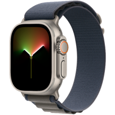 Apple Watch ULTRA 2 49mm Titanium Case with Blue Alpine Loop (Medium)