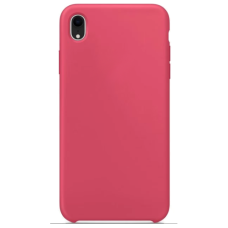 iPhone Xr Silicone Case, Hibiscus Pink