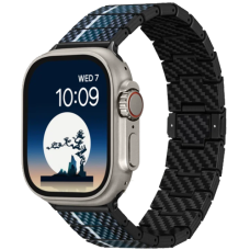 Pitaka Chroma Carbon Band Poetry of Things Moon for Apple Watch 49/45/44mm