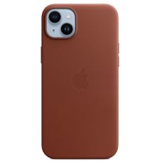 Apple iPhone 14 Plus Leather Case with MagSafe - Umber