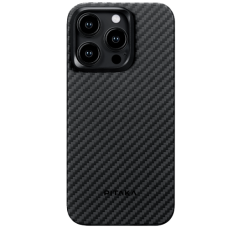 Pitaka MagEZ Case 4 Twill 1500D Black/Grey for iPhone 15 Pro