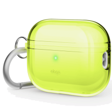 Elago Clear Hang Case Neon Yellow for Airpods Pro 2nd Gen