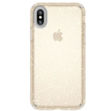 Speck for Apple iPhone X Presidio Clear+Gold Glitter