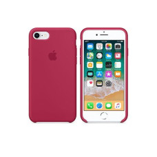 Силіконовий чохол для iPhone 8 (рожево-червоний)