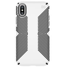 Speck для Apple iPhone X Presidio Grip, White/Black