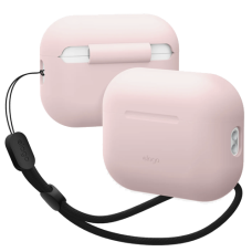 Elago Silicone Basic Case with Nylon Lanyard Light Pink for Airpods Pro 2nd Gen