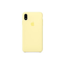 Силіконовий чохол для iPhone Xr (лимонний крем)