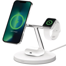 Belkin 3 in1 MagSafe iPhone Wireless Charger White