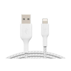 Belkin USB-A - Lightning BRAIDED 1m white