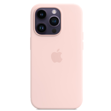 Silicone Case with MagSafe for iPhone 14 Plus Chalk Pink 
