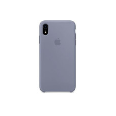 Силіконовий чохол для iPhone Xr (сіра лаванда)