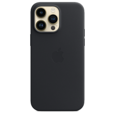 Apple iPhone 14 Pro Max Leather Case with MagSafe - Midnight